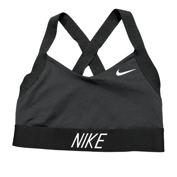 Nike Shirts & Tops Nike Youth Xs Girls Black Sports Bra Top Wireless Drifit Poshmark